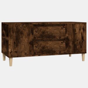Móvel p TV, Armário de TV 102x44,5x50 cm derivados de madeira carvalho fumado