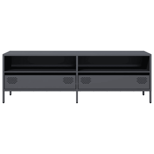 Móvel de TV - Modulo de TV - Armário de TV 135x39x43,5 cm aço laminado a frio antracite