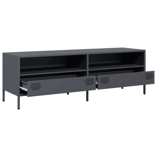 Móvel de TV - Modulo de TV - Armário de TV 135x39x43,5 cm aço laminado a frio antracite
