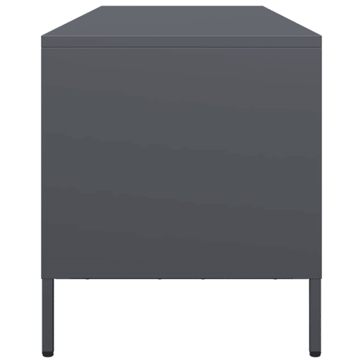 Móvel de TV - Modulo de TV - Armário de TV 135x39x43,5 cm aço laminado a frio antracite