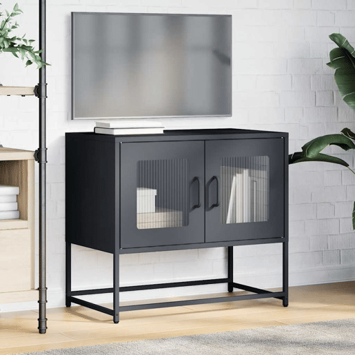 Móvel de TV - Modulo de TV - Armário de TV 68x39x60,5 cm aço laminado a frio antracite