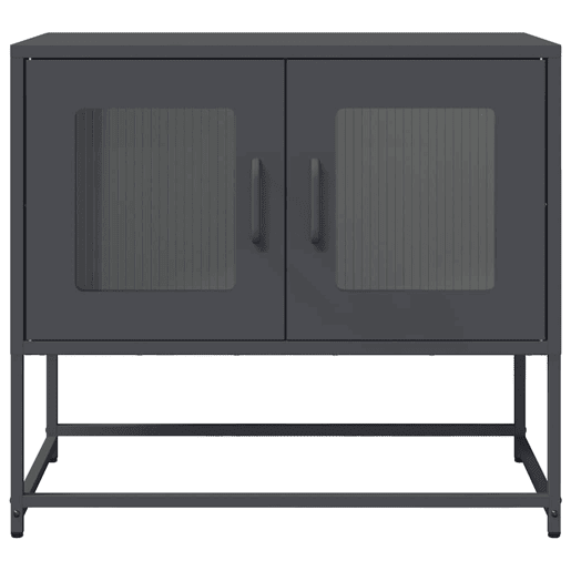 Móvel de TV - Modulo de TV - Armário de TV 68x39x60,5 cm aço laminado a frio antracite