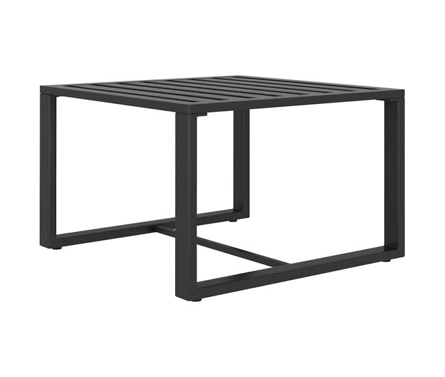 Vidaxl mesa de centro de aluminio gris antracita