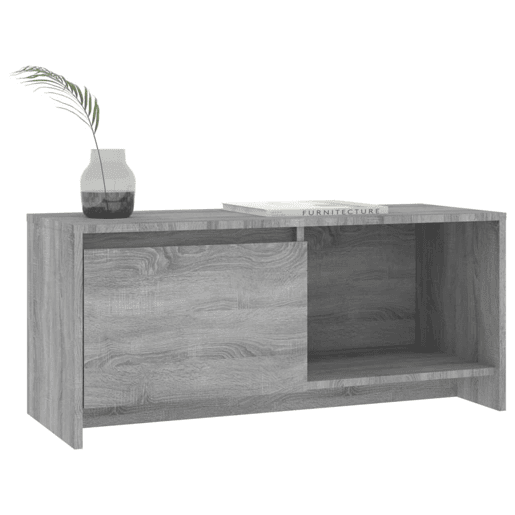 Móvel de TV - Modulo de TV - Armário de TV 90x35x40 cm derivados de madeira sonoma cinzento