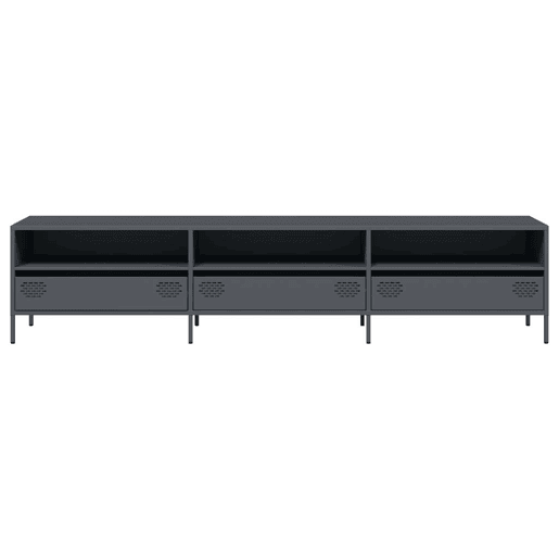 Móvel de TV - Modulo de TV - Armário de TV 202x39x43,5 cm aço laminado a frio antracite