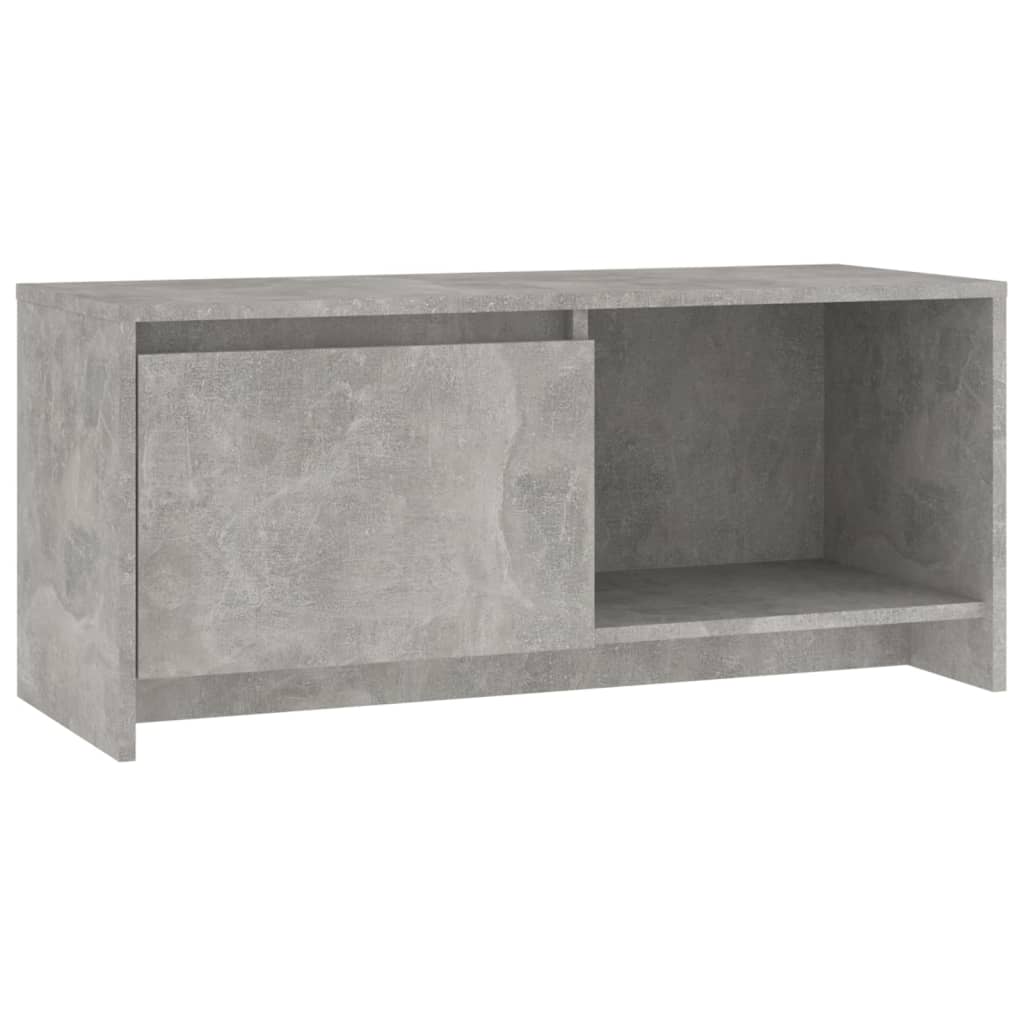 mueble para tv - mueble tv - mesa de tv madera contrachapada gris hormigon 90x35x40 cm