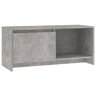 Móvel de TV - Modulo de TV - Armário de TV 90x35x40 cm derivados de madeira cinza-cimento