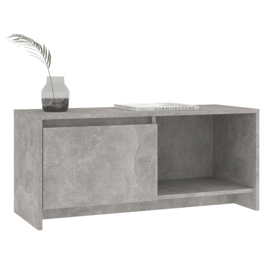 Móvel de TV - Modulo de TV - Armário de TV 90x35x40 cm derivados de madeira cinza-cimento