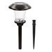 Aktive Set de 8 balizas solares LED 6 lúmenes con estaca Aktive Set de 8 balizas solares LED 6 lúmenes con estaca Negro