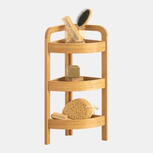 Estante de Canto em Bambu com 3 Níveis Canoply Thinia Home