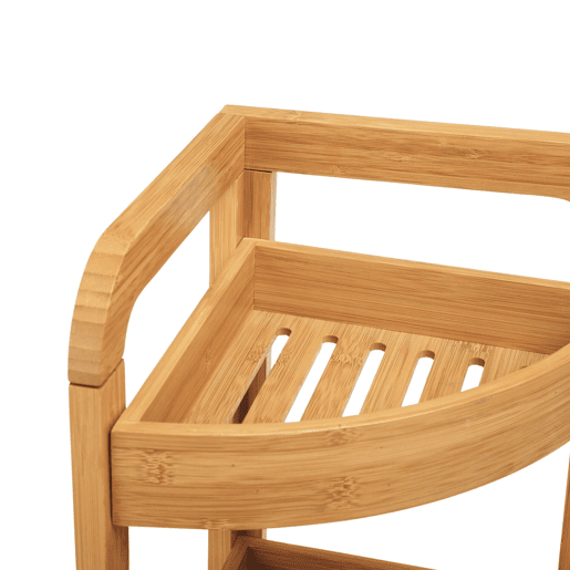 Estante de Canto em Bambu com 3 Níveis Canoply Thinia Home