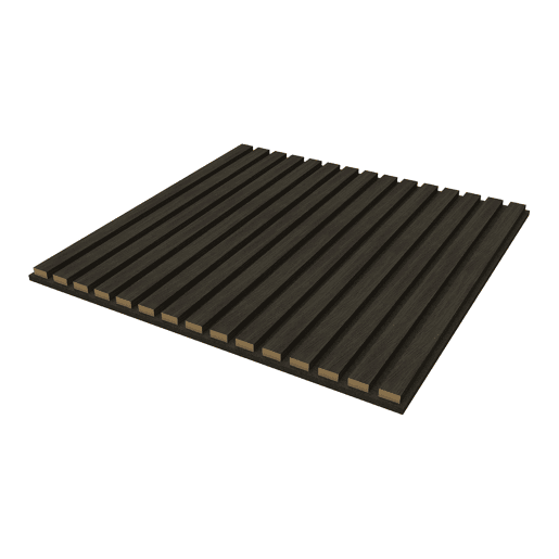 Conjunto de 4 painéis acústicos 3D Vang com lâminas lineares 1,44 m² Carvalho cinzento NEU.HOLZ