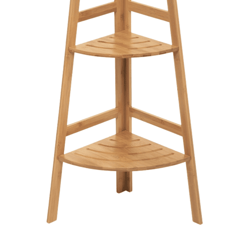 Estante de Canto em Bambu com 3 Níveis Canoply Thinia Home