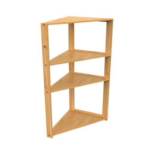 Estante de Canto em Bambu Thinia Home Estante de Canto em Bambu Thinia Home