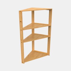 Estante de Canto em Bambu Thinia Home