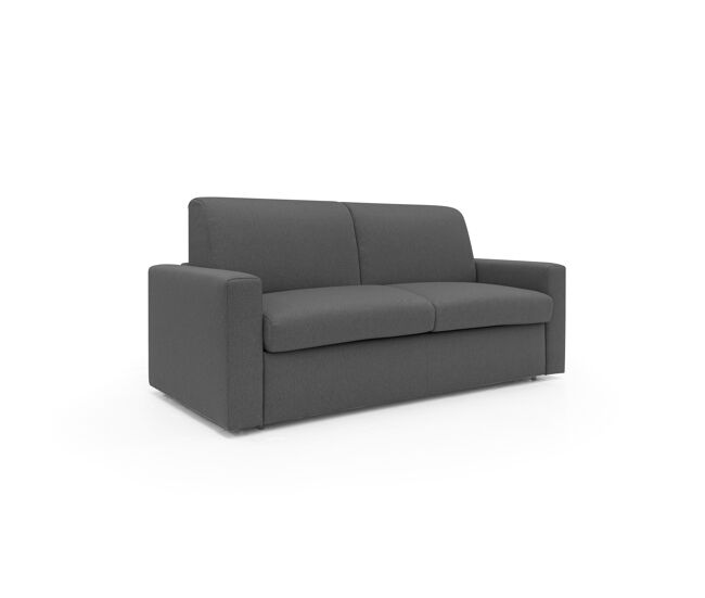 Kansas sofá cama convertible h20 cm en tela impermeable 192 cm (mat. 140x197) antracita