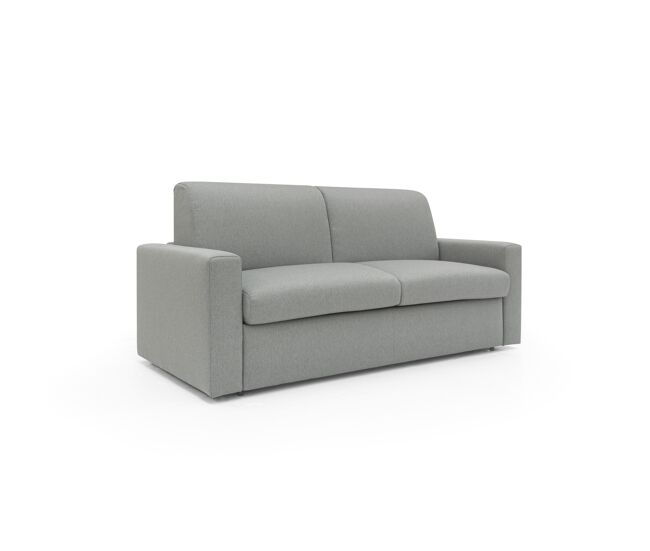 Kansas sofá cama convertible h20 cm en tela impermeable 172 cm (mat. 120x197) gris