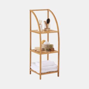 Estante Arqueada em Bambu com 3 Níveis Canoply Thinia Home