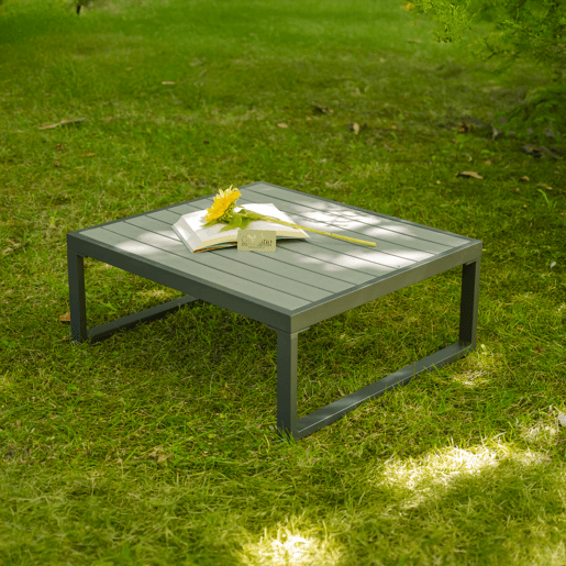 Mesa de centro de jardim Sevilha cinzenta