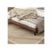 Cama doble vintage efecto con cabecero Cama doble vintage efecto con cabecero Marron