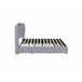 Juego de cama doble tapizado 4 cajones con 2 enchufes 200x146 Juego de cama doble tapizado 4 cajones con 2 enchufes 200x146 Blanco/ Gris