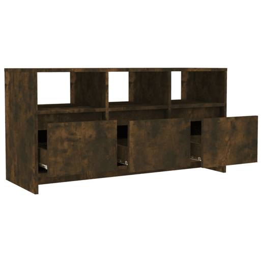 Móvel de TV - Modulo de TV - Armário de TV 102x37,5x52,5 cm derivados madeira carvalho fumado