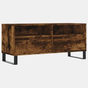 Móvel p TV, Armário de TV 100x34,5x44,5 cm derivados madeira carvalho fumado