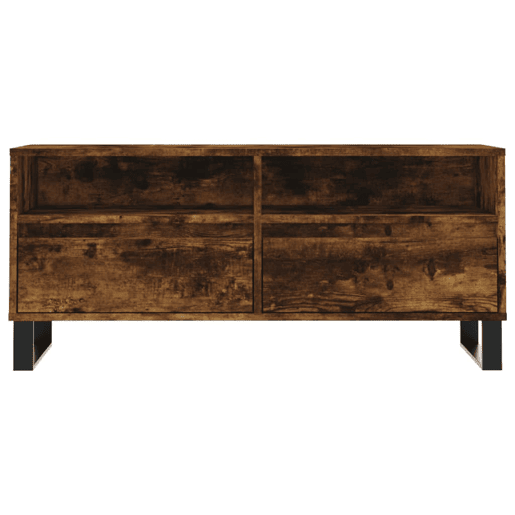 Móvel p TV, Armário de TV 100x34,5x44,5 cm derivados madeira carvalho fumado