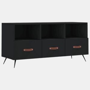 Móvel de TV - Modulo de TV - Armário de TV 102x36x50 cm derivados de madeira preto