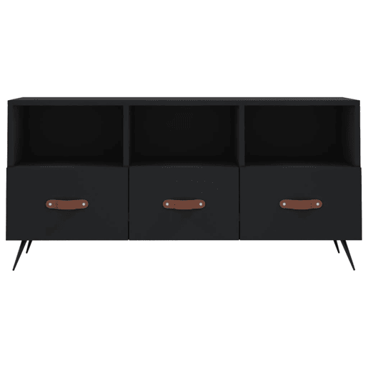 Móvel de TV - Modulo de TV - Armário de TV 102x36x50 cm derivados de madeira preto
