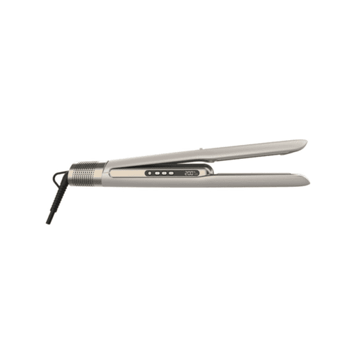 Cecotec Prancha de Cabelo com Ar Air Lisse Champagne. 600W, Protege o Cabelo, Tecnologia Iónica, Queratina e Óleo de Argan