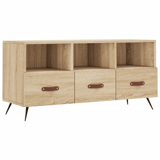 Móvel de TV - Modulo de TV - Armário de TV 102x36x50 cm derivados de madeira carvalho sonoma