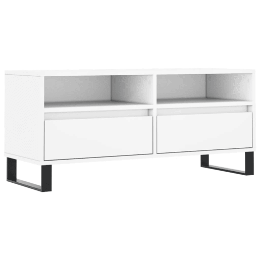 Móvel de TV - Modulo de TV - Armário de TV 100x34,5x44,5 cm derivados de madeira branco