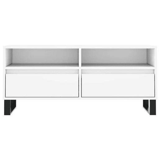 Móvel de TV - Modulo de TV - Armário de TV 100x34,5x44,5 cm derivados de madeira branco