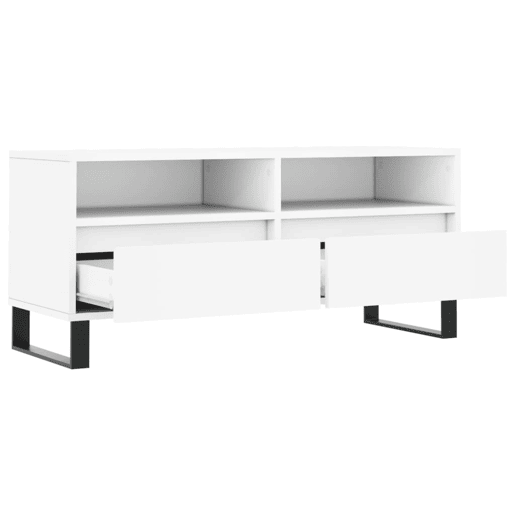 Móvel de TV - Modulo de TV - Armário de TV 100x34,5x44,5 cm derivados de madeira branco