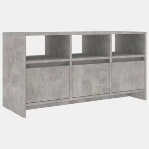 Móvel de TV - Modulo de TV - Armário de TV 102x37,5x52,5 cm derivados de madeira cinza cimento