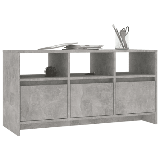 Móvel de TV - Modulo de TV - Armário de TV 102x37,5x52,5 cm derivados de madeira cinza cimento Móvel de TV - Modulo de TV - Armário de TV 102x37,5x52,5 cm derivados de madeira cinza cimento