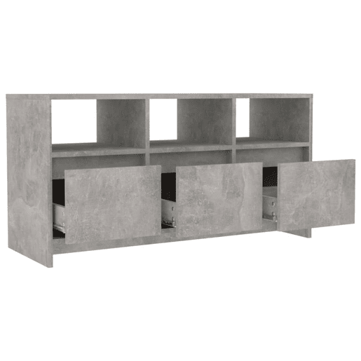 Móvel de TV - Modulo de TV - Armário de TV 102x37,5x52,5 cm derivados de madeira cinza cimento Móvel de TV - Modulo de TV - Armário de TV 102x37,5x52,5 cm derivados de madeira cinza cimento
