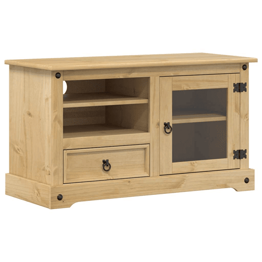 Móvel de TV - Modulo de TV - Armário de TV Corona 100x45x58 cm madeira de pinho maciça