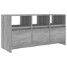 Móvel de TV - Modulo de TV - Armário de TV 102x37,5x52,5 cm derivados madeira sonoma cinza