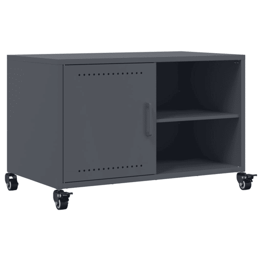 Móvel de TV - Modulo de TV - Armário de TV 68x39x43,5 cm aço antracite