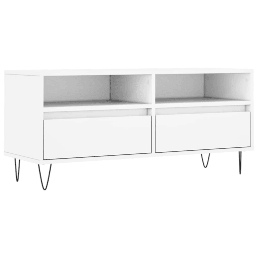 Móvel de TV - Modulo de TV - Armário de TV 100x34,5x44,5 cm derivados de madeira branco