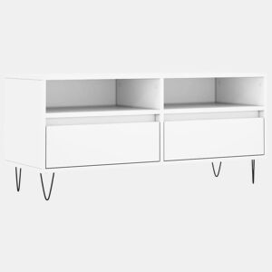Móvel de TV - Modulo de TV - Armário de TV 100x34,5x44,5 cm derivados de madeira branco