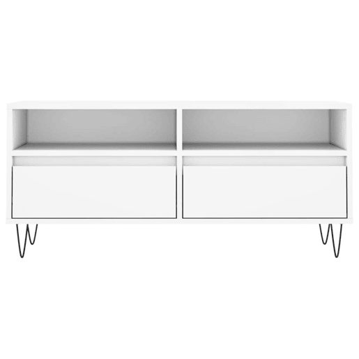 Móvel de TV - Modulo de TV - Armário de TV 100x34,5x44,5 cm derivados de madeira branco