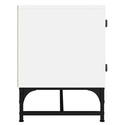 Móvel de TV - Modulo de TV - Armário de TV c portas de vidro 102x37x50 cm branco