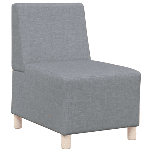 Poltrona - Sofá fixo tecido 55 cm cinzento-claro Poltrona - Sofá fixo tecido 55 cm cinzento-claro