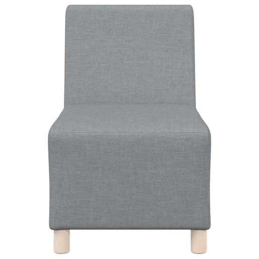 Poltrona - Sofá fixo tecido 55 cm cinzento-claro Poltrona - Sofá fixo tecido 55 cm cinzento-claro