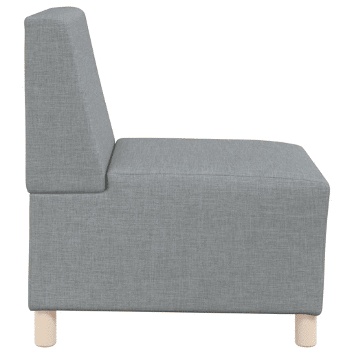 Poltrona - Sofá fixo tecido 55 cm cinzento-claro Poltrona - Sofá fixo tecido 55 cm cinzento-claro
