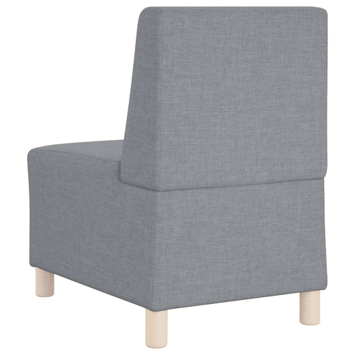 Poltrona - Sofá fixo tecido 55 cm cinzento-claro Poltrona - Sofá fixo tecido 55 cm cinzento-claro