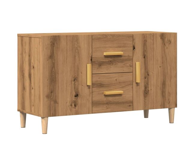 Vidaxl aparador de madera de ingeniería roble artisan 100x36x60 cm